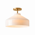 Ceiling Lamp Flush Mount Matte Metal Soft Diffused Light
