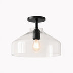 Ceiling Lamp Flush Mount Matte Metal Soft Diffused Light
