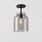 Ceiling Lamp Flush Mount Matte Metal Soft Diffused Light