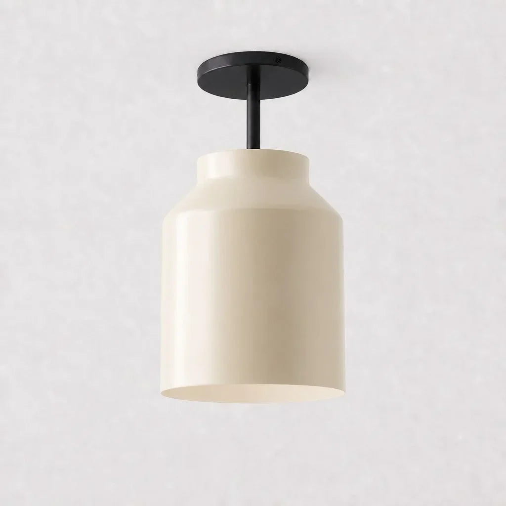 Ceiling Lamp Flush Mount Matte Metal Soft Diffused Light