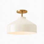 Ceiling Lamp Flush Mount Matte Metal Soft Diffused Light