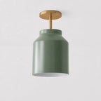 Ceiling Lamp Flush Mount Matte Metal Soft Diffused Light