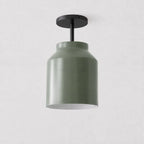 Ceiling Lamp Flush Mount Matte Metal Soft Diffused Light