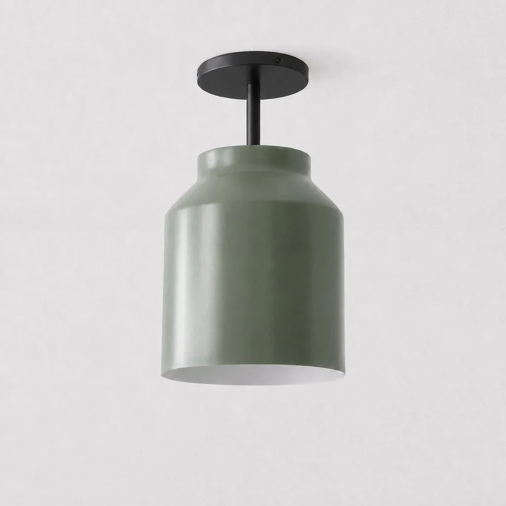 Ceiling Lamp Flush Mount Matte Metal Soft Diffused Light