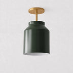 Ceiling Lamp Flush Mount Matte Metal Soft Diffused Light