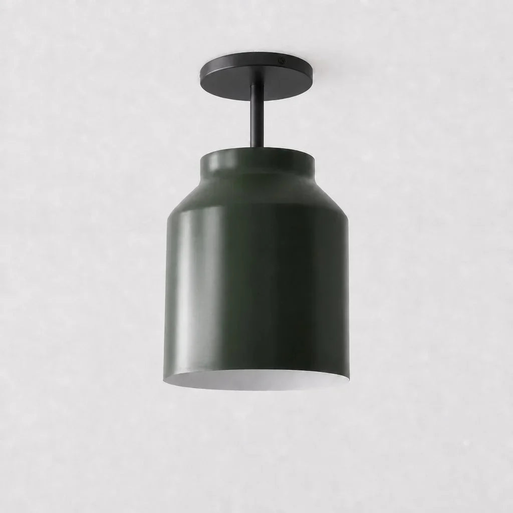 Ceiling Lamp Flush Mount Matte Metal Soft Diffused Light
