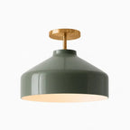 Ceiling Lamp Flush Mount Matte Metal Soft Diffused Light