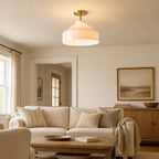Ceiling Lamp Flush Mount Matte Metal Soft Diffused Light