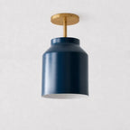 Ceiling Lamp Flush Mount Matte Metal Soft Diffused Light