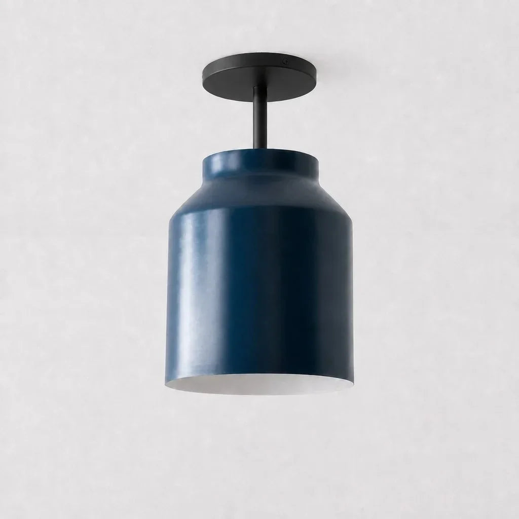 Ceiling Lamp Flush Mount Matte Metal Soft Diffused Light