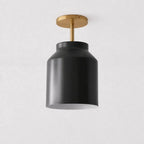 Ceiling Lamp Flush Mount Matte Metal Soft Diffused Light