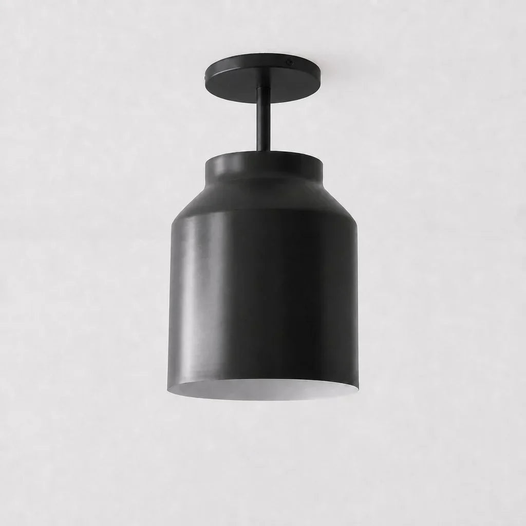 Ceiling Lamp Flush Mount Matte Metal Soft Diffused Light