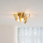 Ceiling Lamp Hand-Blown Gradient Glass Dimmable Warm Glow