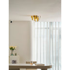 Ceiling Lamp Hand-Blown Gradient Glass Dimmable Warm Glow