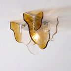 Ceiling Lamp Hand-Blown Gradient Glass Dimmable Warm Glow