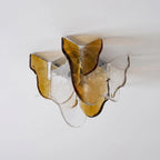 Ceiling Lamp Hand-Blown Gradient Glass Dimmable Warm Glow