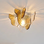 Ceiling Lamp Hand-Blown Gradient Glass Dimmable Warm Glow
