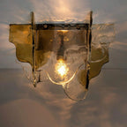 Ceiling Lamp Hand-Blown Gradient Glass Dimmable Warm Glow