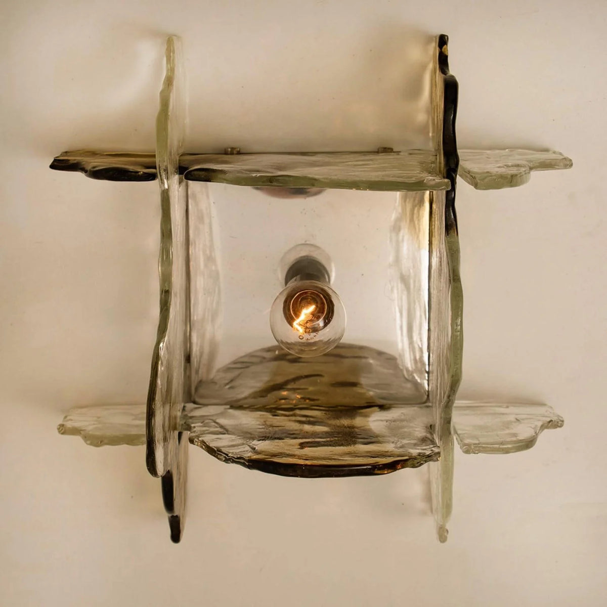 Ceiling Lamp Hand-Blown Gradient Glass Dimmable Warm Glow