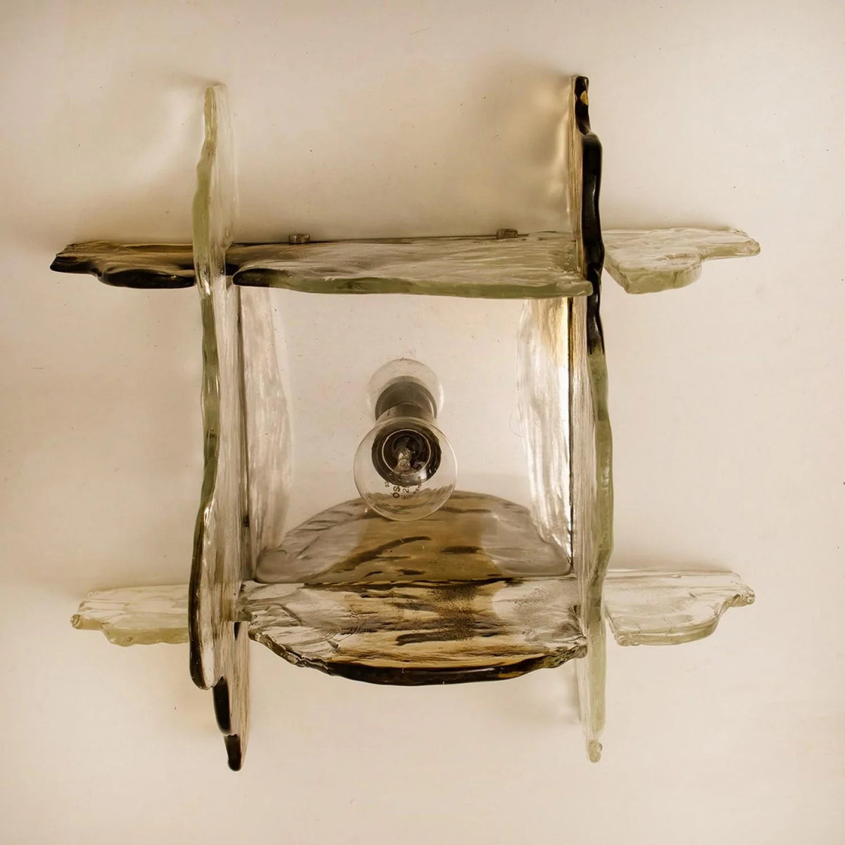 Ceiling Lamp Hand-Blown Gradient Glass Dimmable Warm Glow