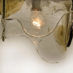 Ceiling Lamp Hand-Blown Gradient Glass Dimmable Warm Glow