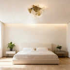 Ceiling Lamp Hand-Blown Gradient Glass Dimmable Warm Glow