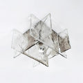 Ceiling Lamp Hand-Blown Ice-Effect Glass Dimmable