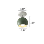Ceiling Lamp Iron Frame Wood Accents E26 Socket