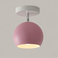 Ceiling Lamp Iron Frame Wood Accents E26 Socket