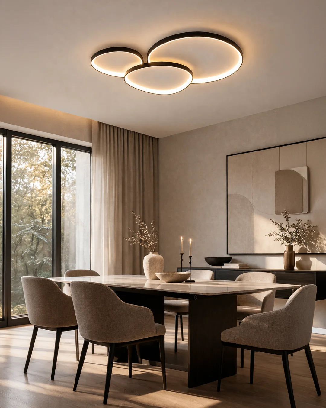 Ceiling Lamp LED Dimmable With Remote
