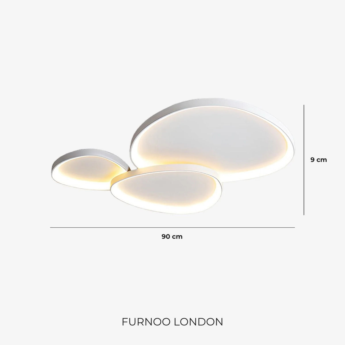 Ceiling Lamp LED Dimmable With Remote