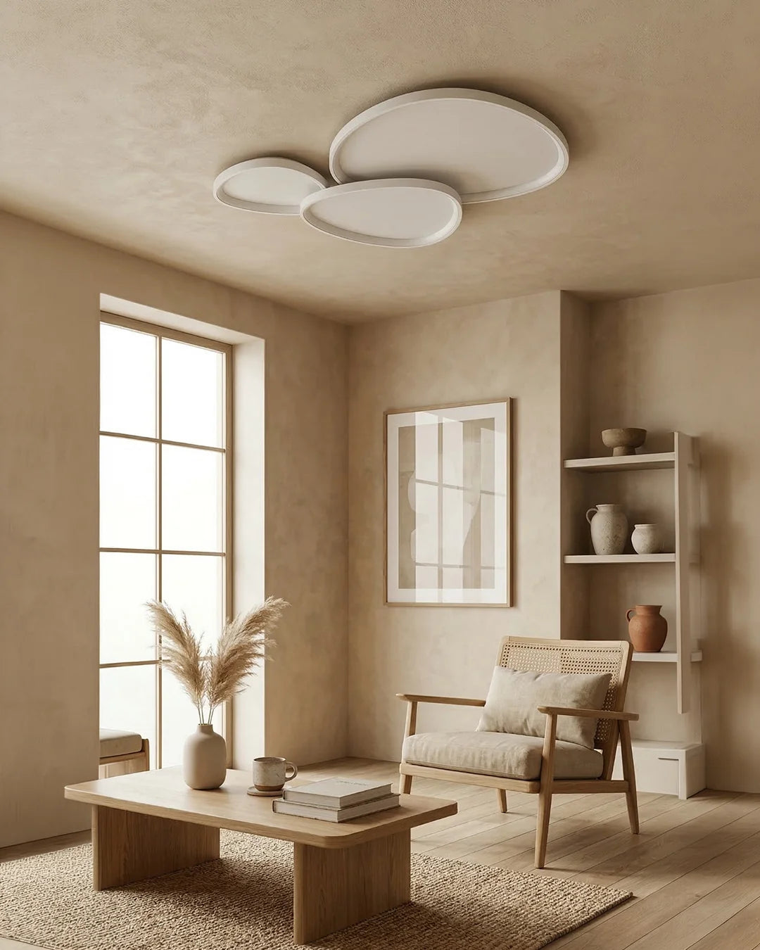 Ceiling Lamp LED Dimmable With Remote