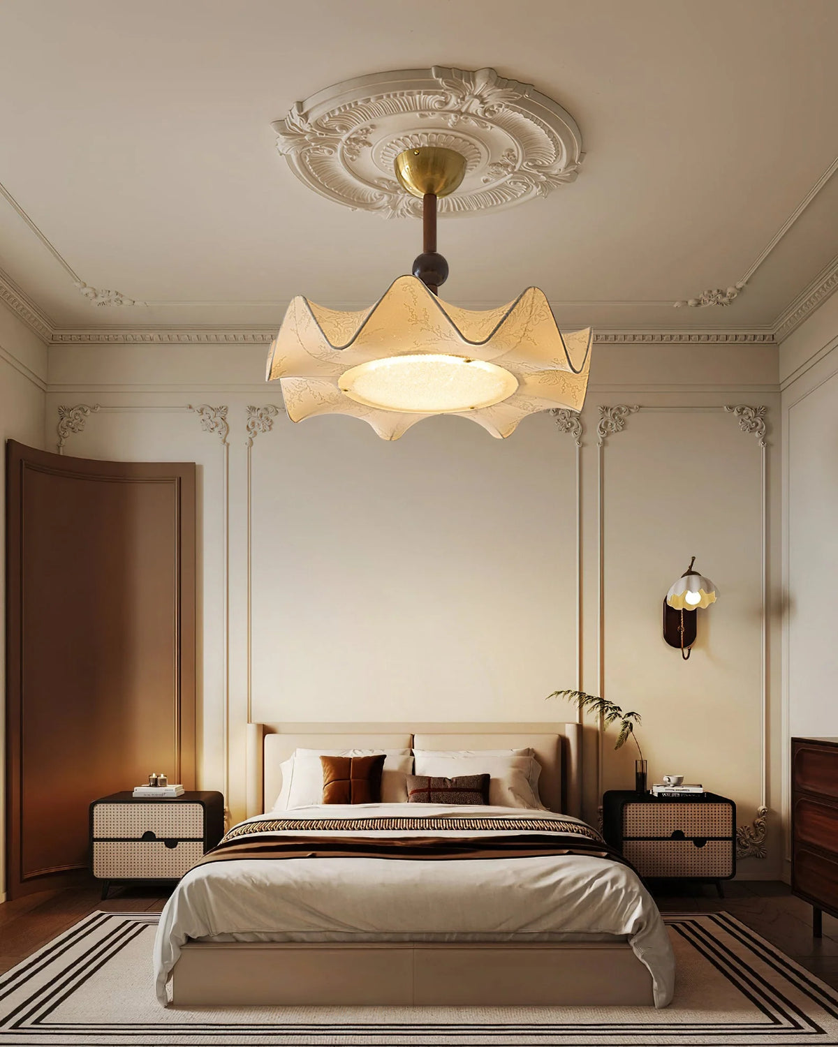 Ceiling Lamp Layered Petal Integrated LED