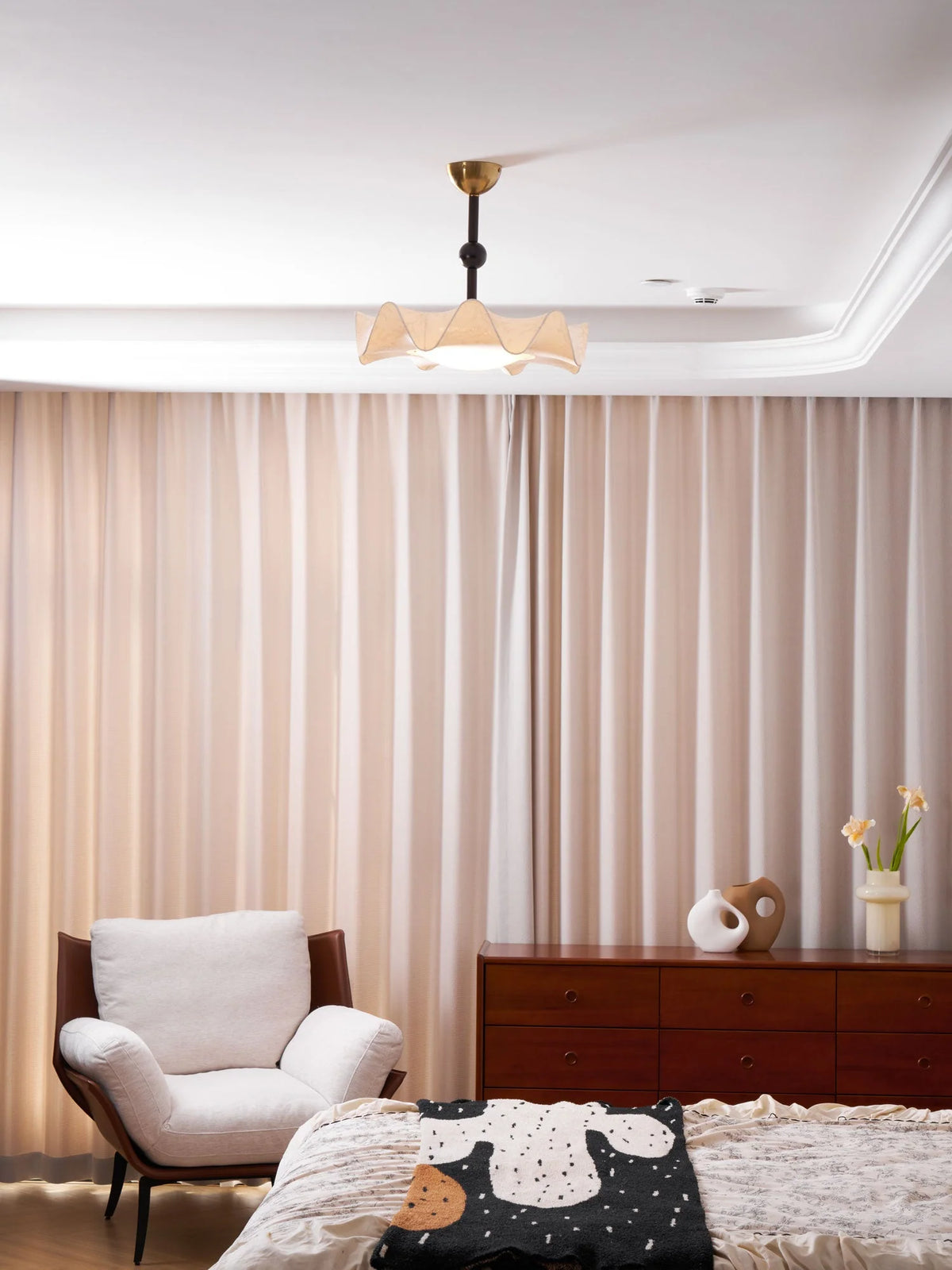Ceiling Lamp Layered Petal Integrated LED