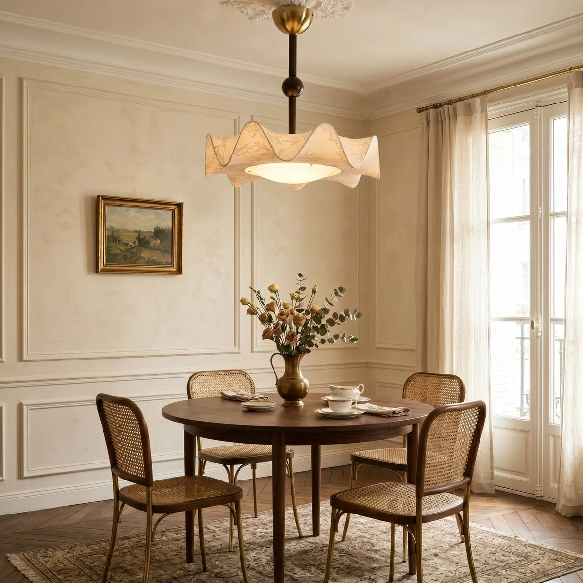 Ceiling Lamp Layered Petal Integrated LED
