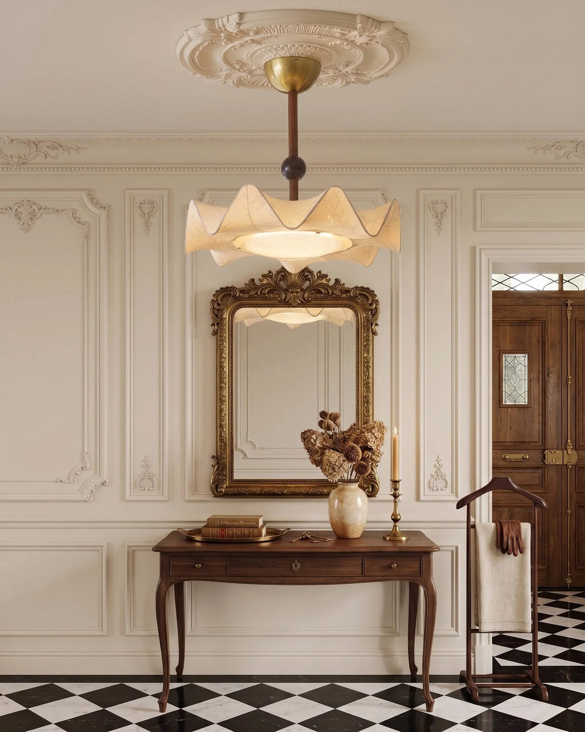 Ceiling Lamp Layered Petal Integrated LED