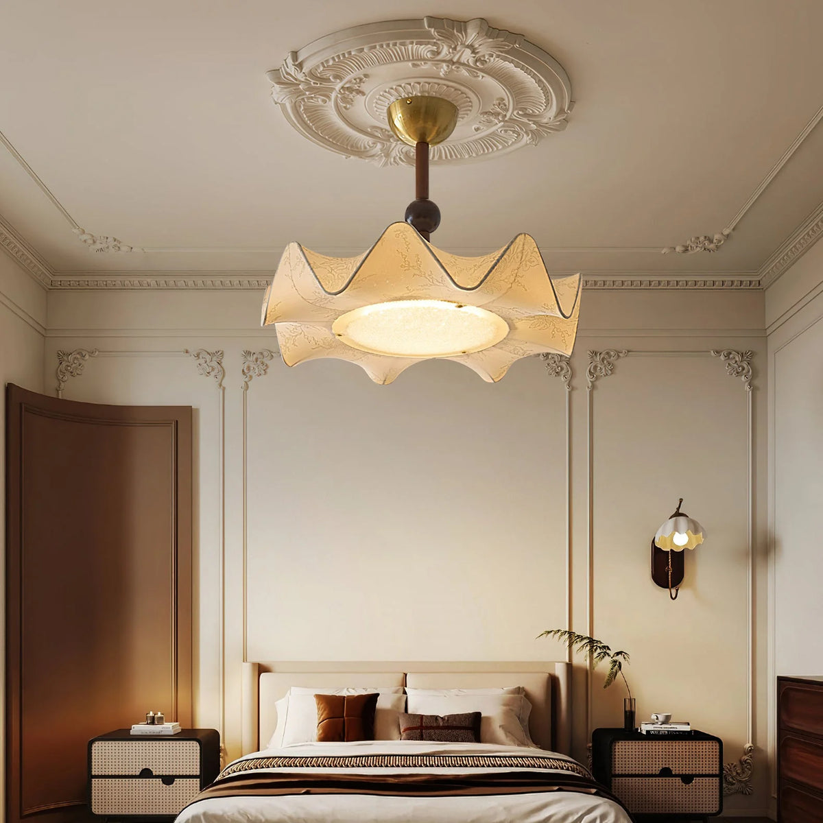 Ceiling Lamp Layered Petal Integrated LED