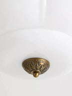 Ceiling Lamp Milk Glass Semi-Flush Soft Diffusing