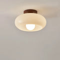 Ceiling Lamp Opal Glass Shade Soft Even Light