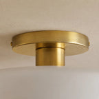 Ceiling Lamp Porcelain Round Low Profile Soft Diffused Light