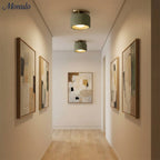 Ceiling Lamp Porcelain Round Low Profile Soft Diffused Light