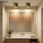 Ceiling Lamp Porcelain Round Low Profile Soft Diffused Light