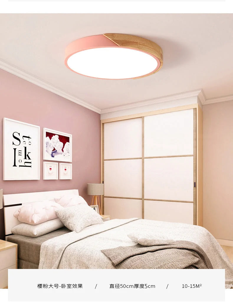 Ceiling Lamp Round Acrylic LED Flush Mount