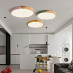 Ceiling Lamp Scandinavian Wood & Acrylic LED 30 cm