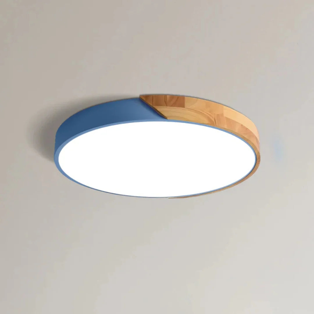 Ceiling Lamp Scandinavian Wood & Acrylic LED 30 cm