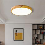 Ceiling Lamp Scandinavian Wood & Acrylic LED 30 cm