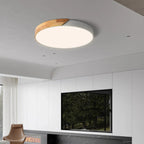Ceiling Lamp Scandinavian Wood & Acrylic LED 30 cm
