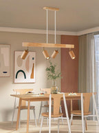Ceiling Lamp Solid Wood Modular & Adjustable E27 LED