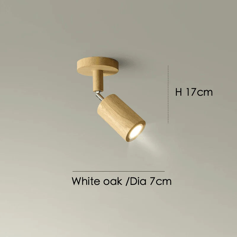 Ceiling Lamp Solid Wood Modular & Adjustable E27 LED