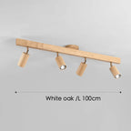 Ceiling Lamp Solid Wood Modular & Adjustable E27 LED